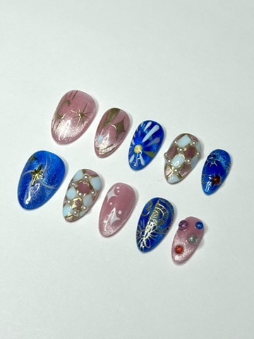 Howl's Moving Castle inspired nail set